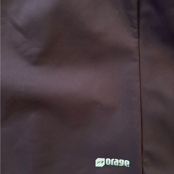 Orage Soft Shell Lightweight Ski Jacket Coat L Purple Fleece Lined Waterproof - Picture 8 of 12